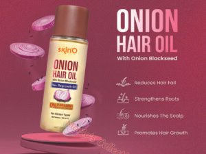 skinO Onion Hair Oil With Onion & Blackseed Hair Regrowth Oil (100ml)